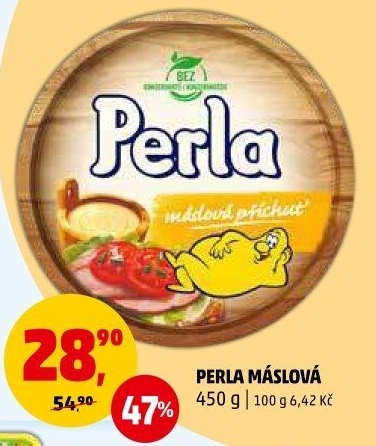 Margarín máslová příchuť Perla