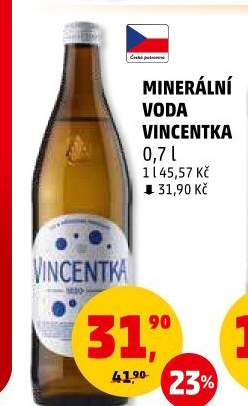 Minerální voda Vincentka