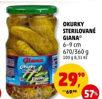 Okurky Giana