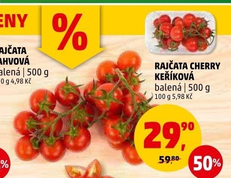 Rajčata cherry keříková