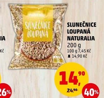 Slunečnice loupaná Naturalia
