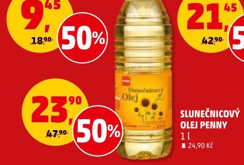 Slunečnicový olej Penny