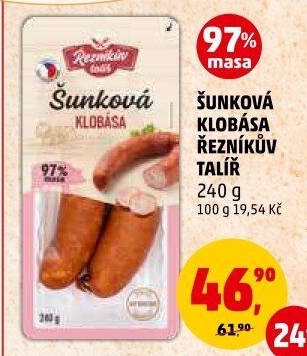 Šunková klobása Řezníkův talíř