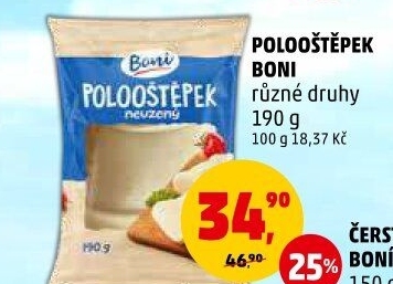 Sýr Polooštěpek Boni