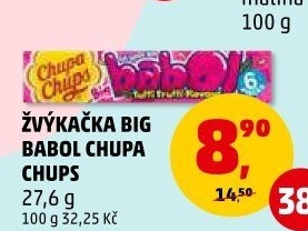 Žvýkačky Big Babol Chupa Chups