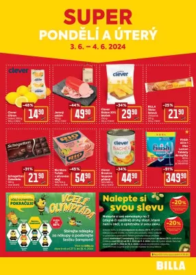 akční leták BILLA 29.5.2024-4.6.2024