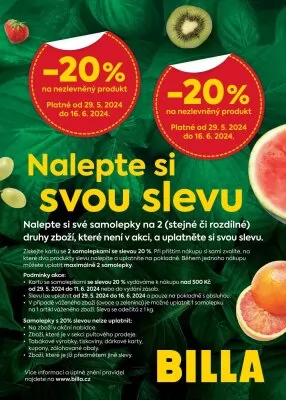 akční leták BILLA 29.5.2024-4.6.2024