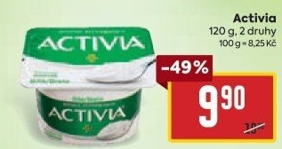 Bílý jogurt Activia Danone