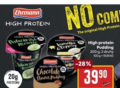 Dezert pudink High protein Ehrmann