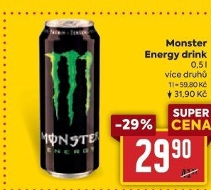 Energetický nápoj Monster Energy