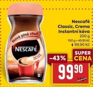 Instantní káva Nescafé Classic