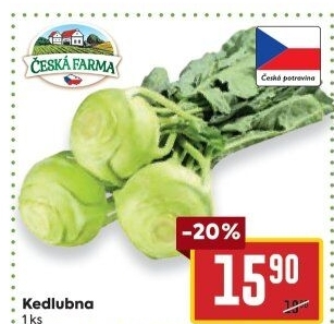 Kedlubna Česká farma