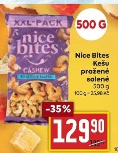 Kešu pražené Nice Bites
