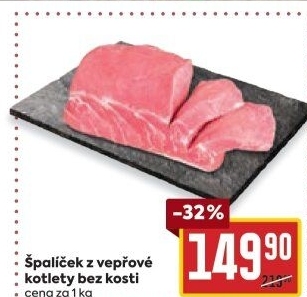 Kotleta vepřová bez kosti