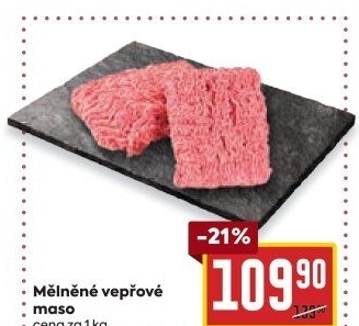 Maso mleté vepřové
