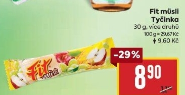 Müsli tyčinka Fit