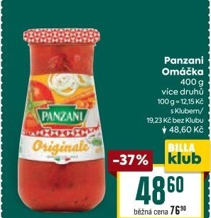 Omáčka Panzani
