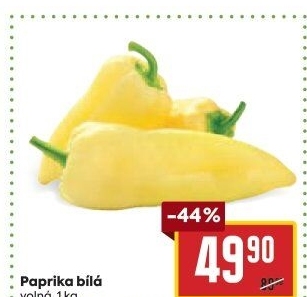 Paprika bílá