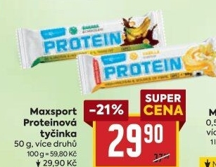 Proteinové tyčinky Maxsport