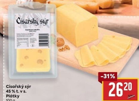 Sýr Císařský 45%