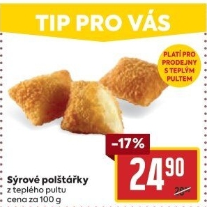 Sýrové polštářky