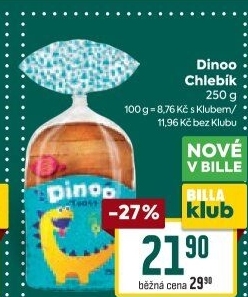 Toastový chléb Dinoo