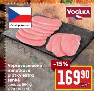 Vepřová pečeně bez kosti Vocílka