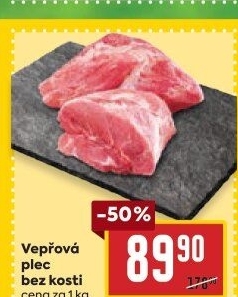 Vepřová plec bez kosti