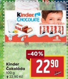 Čokoládky Kinder