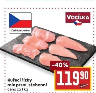 Kuřecí řízky mix Vocílka