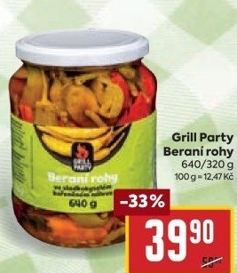 Beraní rohy Grill Party