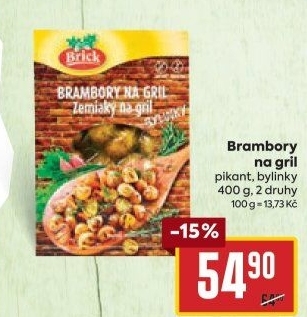 Brambory na gril Brick