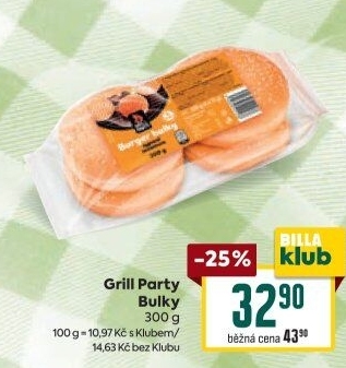 Bulky na hamburger Grill Party