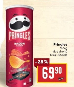 Chipsy Pringles - tubus