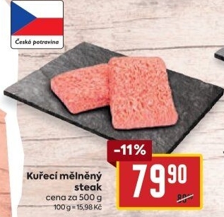 Kuřecí steak mletý