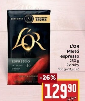 Mletá káva Espresso L'
