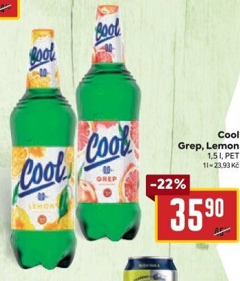 Nealkoholické pivo ochucené Staropramen Cool