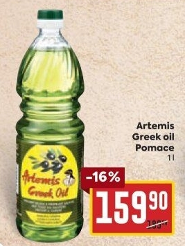 Olivový olej z pokrutin řecký Artemis