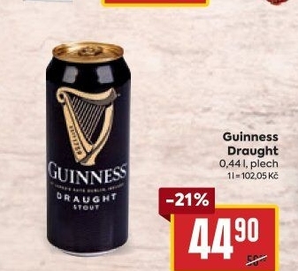 Pivo Guinness Draught