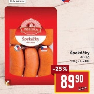 Špekáčky Vocílka