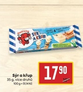 Sýr a křup Veselá kráva
