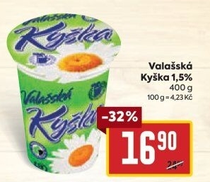 Valašská kyška Mlékárna Valašské Meziříčí