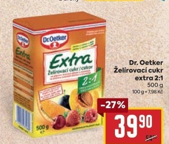 Želírovací cukr Extra Dr. Oetker