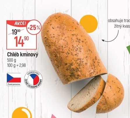 Chléb kmínový