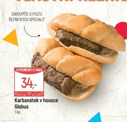 Karbanátek v housce Globus