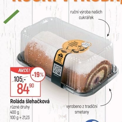 Roláda šlehačková Globus