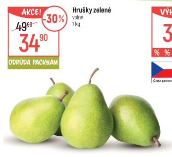 Hrušky Packham