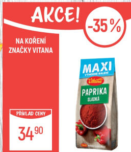 Koření Paprika sladká Vitana