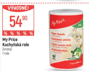 Kuchyňské utěrky 2vrstvé XXL My Price
