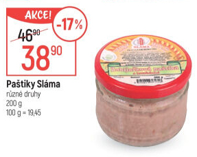 Paštika zabijačková s brusinkami Sláma